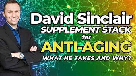 David Sinclair Supplement Stack For Anti Aging – What He Takes & Why - YouTube