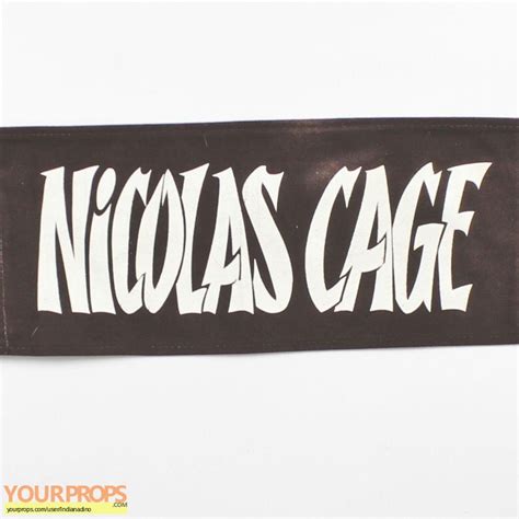 Trapped in Paradise Original Chairback used by Nicolas Cage in the production of Trapped in ...