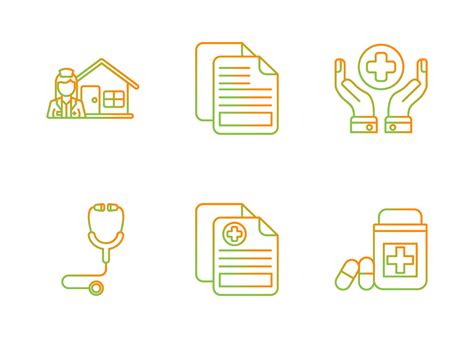 Nursing Home Vector Icon Set 17358449 Vector Art at Vecteezy