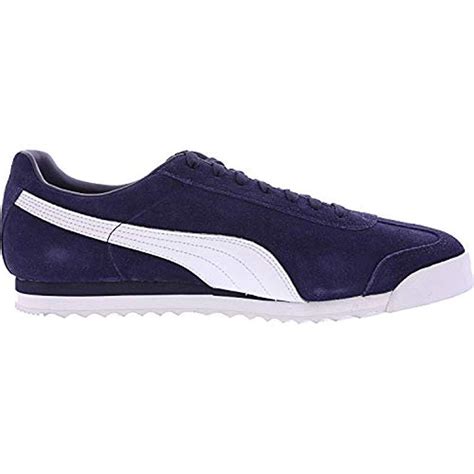 PUMA Roma Suede Fashion Sneaker in Blue for Men - Save 16% - Lyst