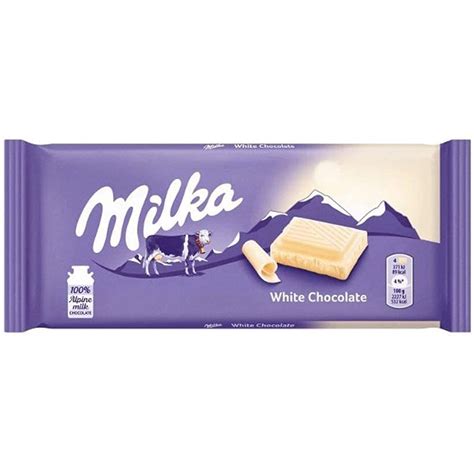 MILKA WHITE CHOCOLATE 100G – Indulge.lk