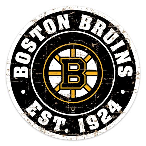 Boston Bruins 22" PVC Distressed Logo Wall Sign – Hockey Hall of Fame