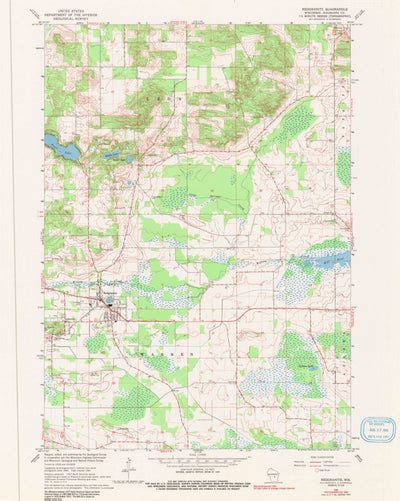 Redgranite, WI (1961, 24000-Scale) Map by United States Geological ...