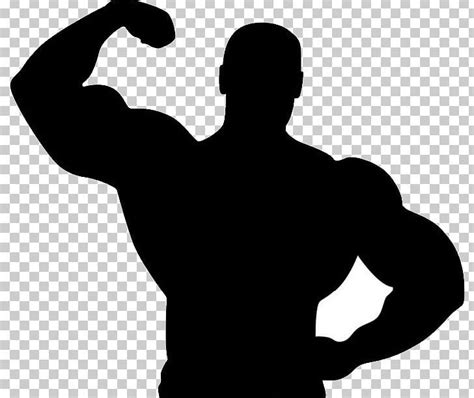 Fitness Centre Bodybuilding Silhouette PNG - arm, barbell, black and ...