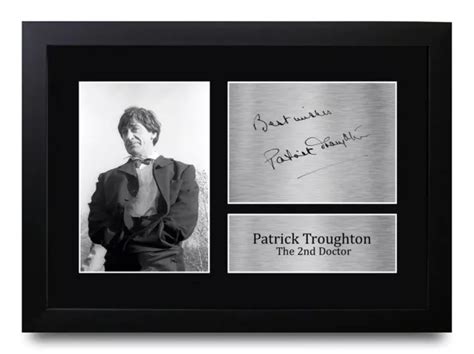 PATRICK TROUGHTON A4 Dr Who Gift Printed Signed Autograph Picture for ...