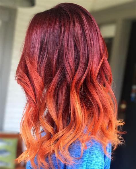 20 Radical Styling Ideas For Your Red Ombre Hair