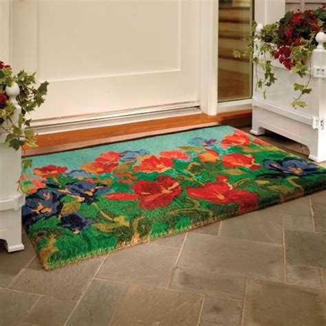 Wildflowers Coco Door Mat | Frontgate | Frontgate, Door mat, Outdoor door mat