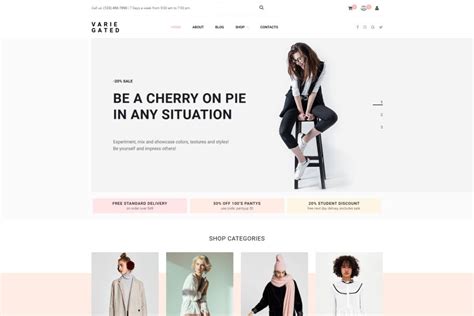 Online Clothing Store Website Design for Fashion Shops - MotoCMS