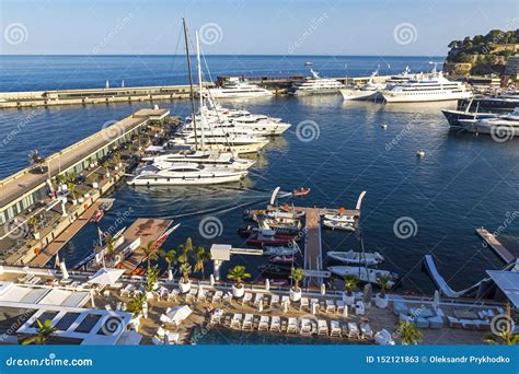 Yacht Club De Monaco Marina, Monaco Editorial Stock Photo - Image of ...