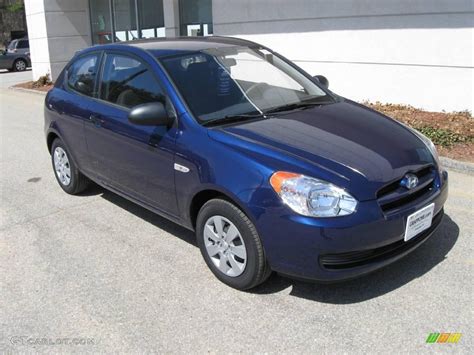 2008 Dark Sapphire Blue Hyundai Accent GS Coupe #7663331 | GTCarLot.com ...