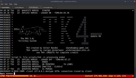 MVS 3.8 Operating System on IBM 3033 Mainframe: Virtualization on Linux ...