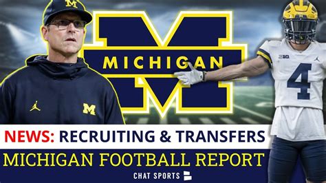 Today’s Michigan Football News On Transfer Portal, Uniforms vs. TCU, 2023 Recruiting Class