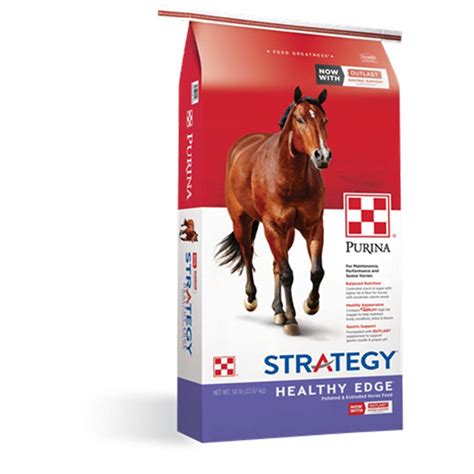 Purina Strategy Healthy Edge Horse Feed - 50 Lb.