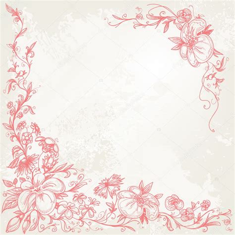 Vintage floral frame Stock Vector Image by ©Danussa #6254553