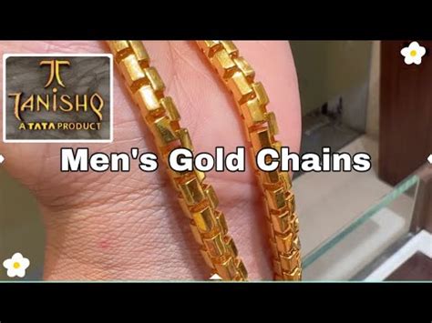 Tanishq Gold Chain For Men With Price