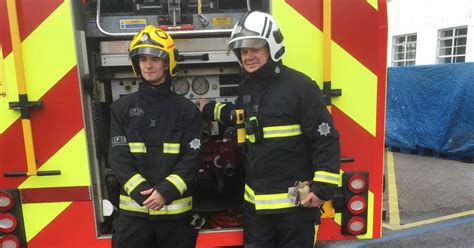 New firefighter recruit looks to emulate Borough Commander father - by ...