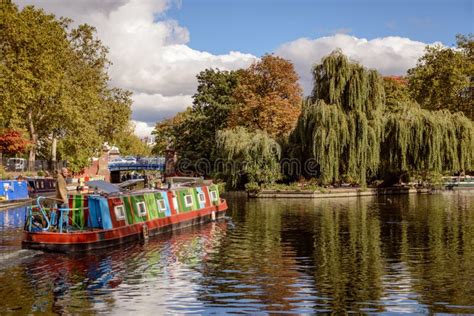 Narrow Boats in Little Venice. London, 2017. Editorial Stock Photo - Image of houseboat, britain ...