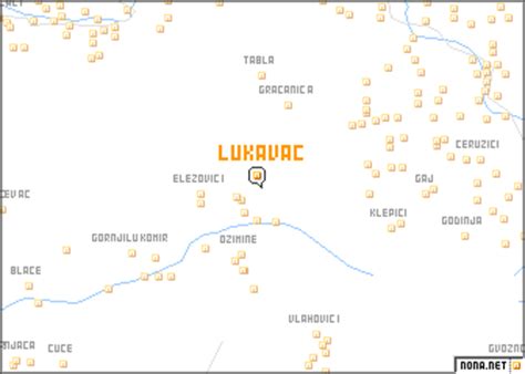 Lukavac (Bosnia and Herzegovina) map - nona.net