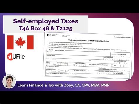 Self-employed taxes - How to report T4A Box 48 self-employment income ...