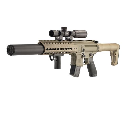 Sig Sauer MCX Air Rifle.22 Cal. CO2 30RD FDE Air-Scope-14X24 - Fitness & Sports - Extreme Sports ...