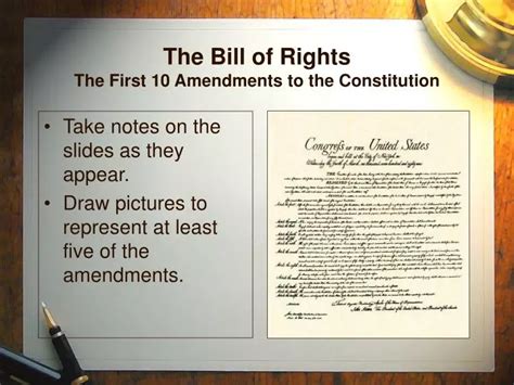 PPT - The Bill of Rights The First 10 Amendments to the Constitution PowerPoint Presentation ...