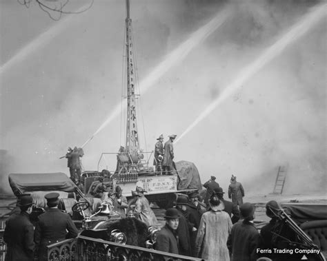 FDNY 1909 New York City Fire Department Photo Firefighters NYC Photograph Print Man Cave Picture ...