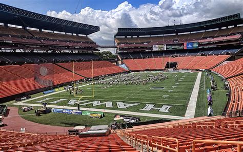 1920x1080px, 1080P free download | Aloha Stadium, Hawaii Rainbow ...