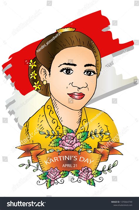 Kartini Day R Kartini Heroes Women Stock Vector (Royalty Free ...