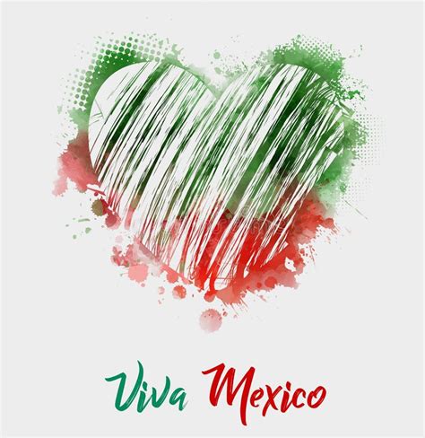 Viva Mexico abstract flag stock vector. Illustration of green - 153878630