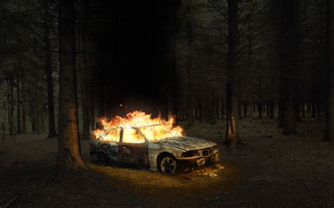 Burning car :: Behance