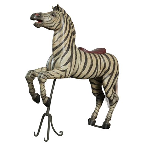 Exceptional Exotic Carousel Zebra by Karl Muller – Yew Tree House