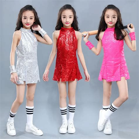 Aliexpress.com : Buy Kids Hip Hop Dance Costume Girls Jazz Costumes ...