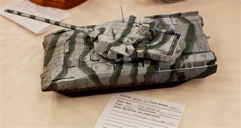 1/35 scale model of a T14 Armata Russian Tank