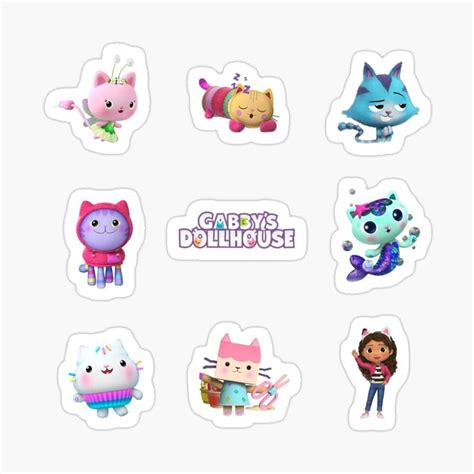 Gabby dollhouse pack Sticker by DigiCreations Design | Doll house ...