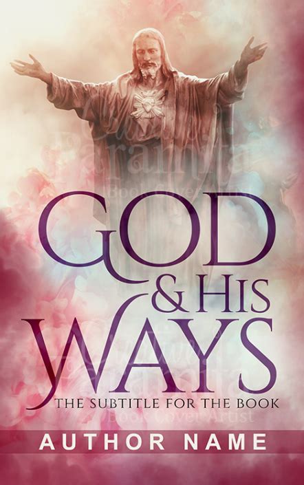 God And His Ways religious premade book cover