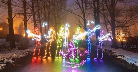 Light Painting Photographer Creates a Ghostly Skeleton Band | PetaPixel