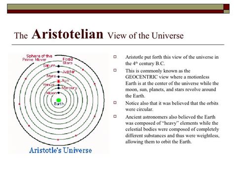 The Aristotelian View of the