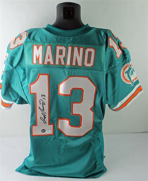 Lot Detail - Dan Marino Signed Professional Model Vintage Playing-Era Wilson Jersey (JSA)