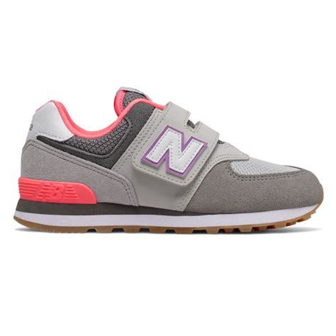 Zapatillas New Balance YV574SOC gris/morado niña - Deportes Moya