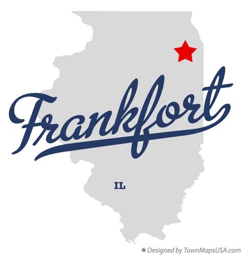 Map of Frankfort, Will County, IL, Illinois