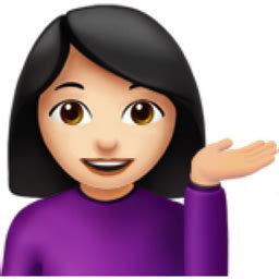 Emoji Genius – 💁🏻‍♀️ Woman Tipping Hand: Light Skin Tone | Genius