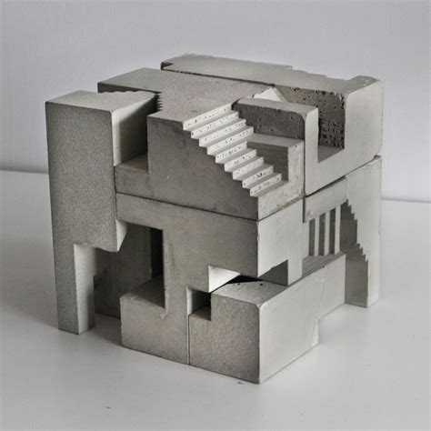 Miniature concrete sculptures of Brutalist structures can be used like grown-up Lego — Creative ...