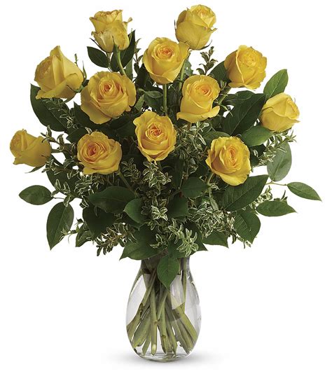 A Dozen Yellow Roses in Norwalk, CT | Studio 9 Flowers a Norwalk Florist