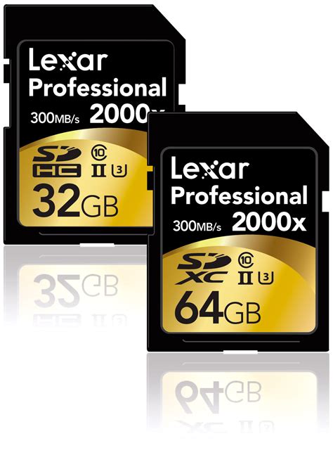 Lexar Introduces 1000x and 2000x UHS-II SD Memory Cards - Camera Memory Speed Comparison ...