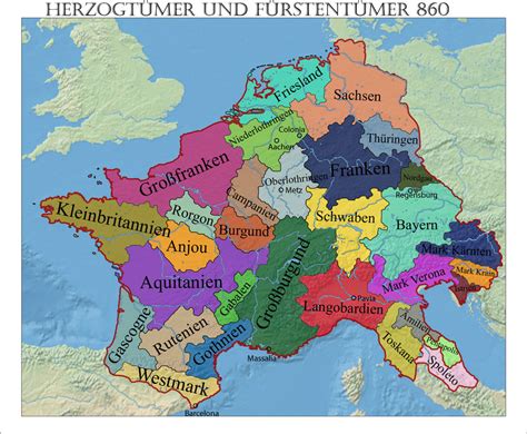 Alternate History: The Frankish Empire 860 by GamingImperator on DeviantArt