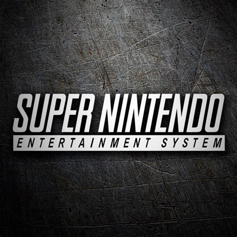 Pegatina Super Nintendo Logo | TeleAdhesivo.com