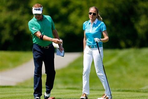 Miguel Angel Jimenez (L) and wife Susanne (Getty Images) Miguel Angel ...