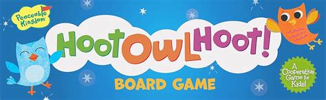 Peaceable Kingdom Hoot Owl Hoot! Cooperative Board Game, Board Games ...