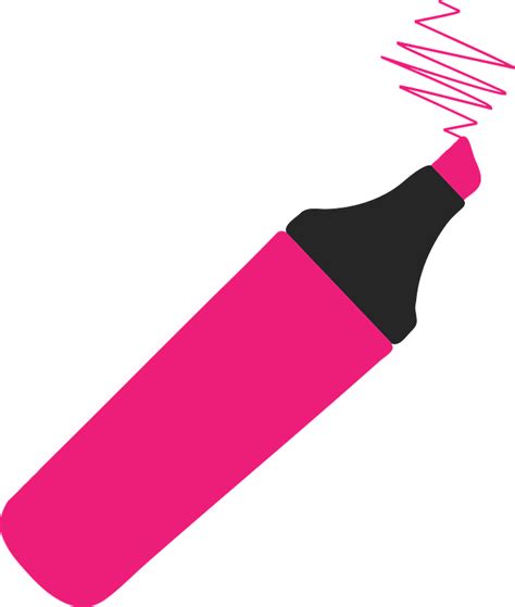 Uncapped Highlighter Pen clipart. Free download transparent .PNG ...