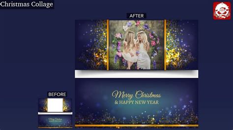 Christmas Collage & Greeting Card - Templates for Photoshop - SoftArchive